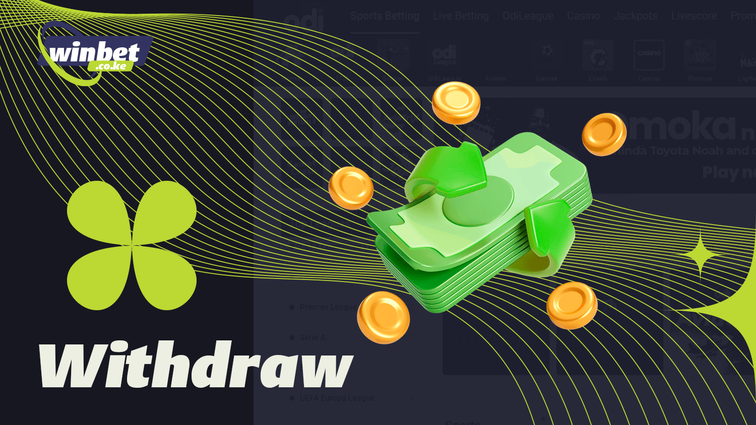 Withdraw your winnings quickly and easily at Odibets Kenya