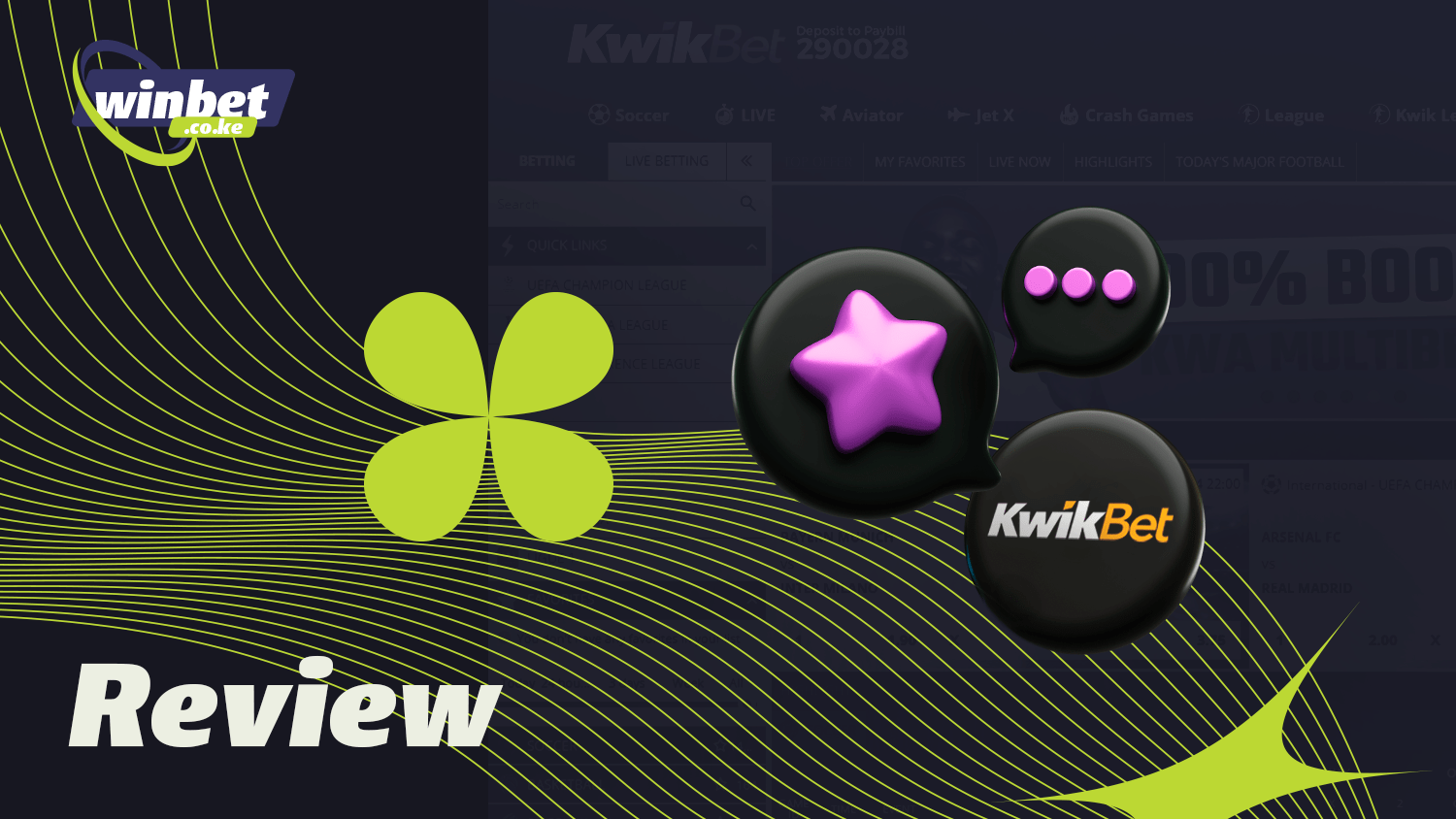 Bookmaker Kwikbet Kenya best and quality sports betting marketplace