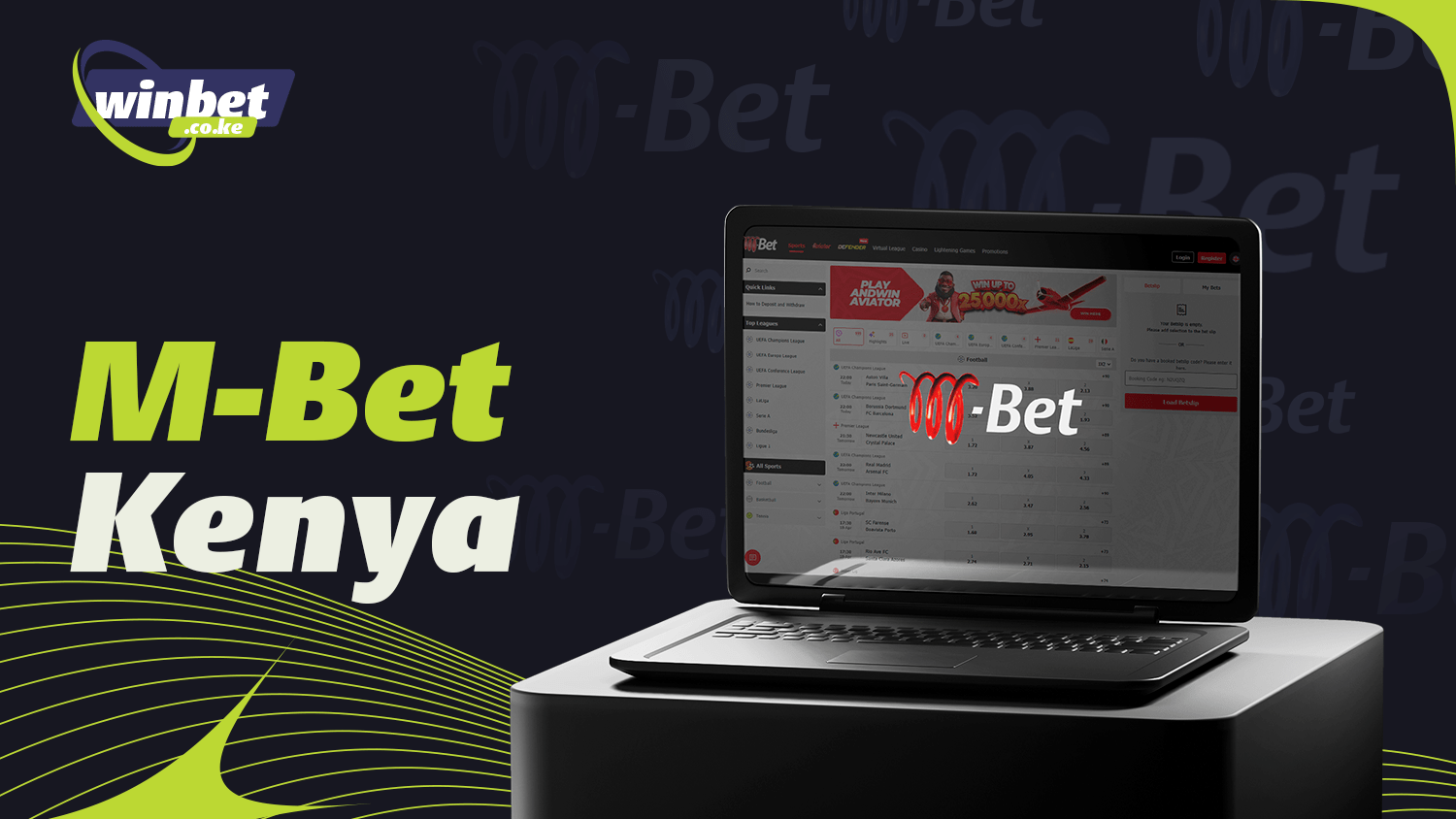 M-Bet Kenya offers a wide range of bets and games to its customers