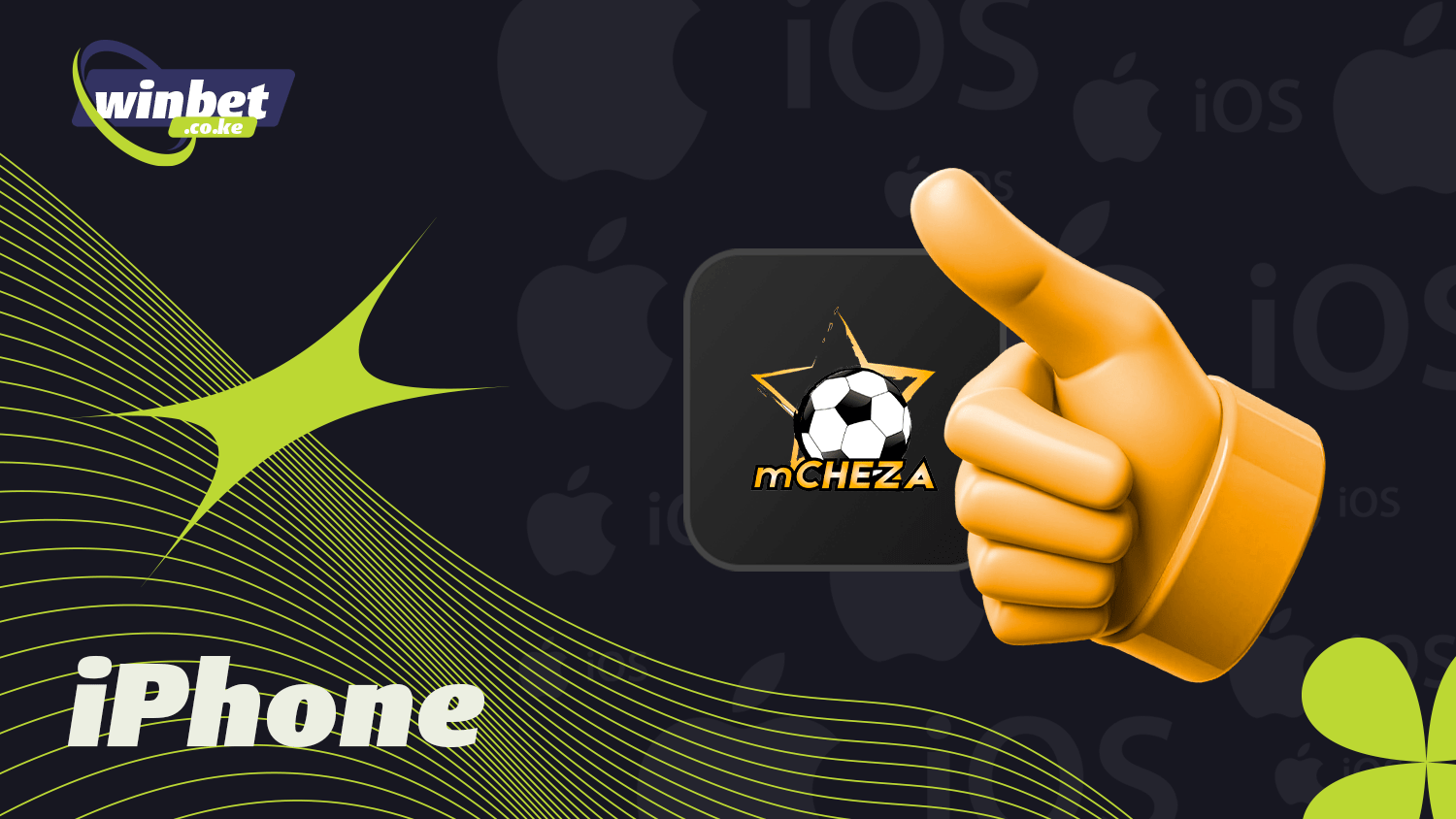 Downloading the mCHEZA app on iPhone for betting is easy