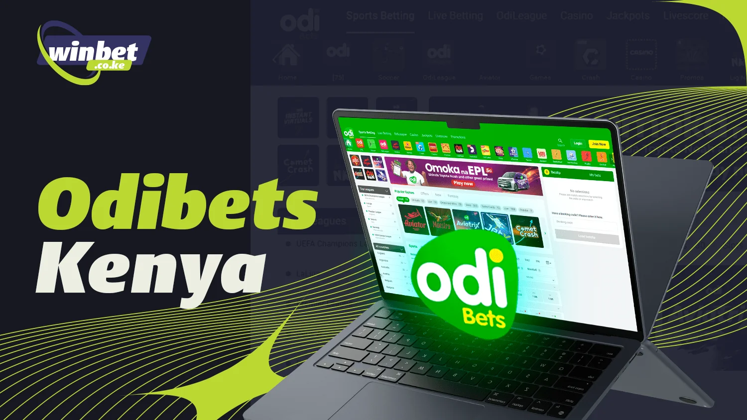 Winbet casino interface