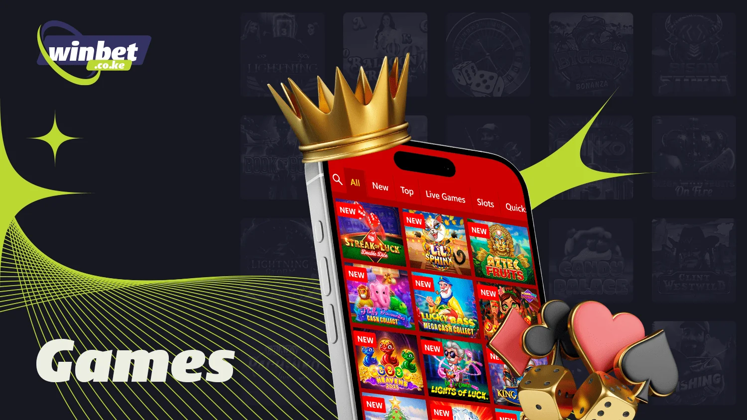Kenyan online casinos offer a lot of gambling options