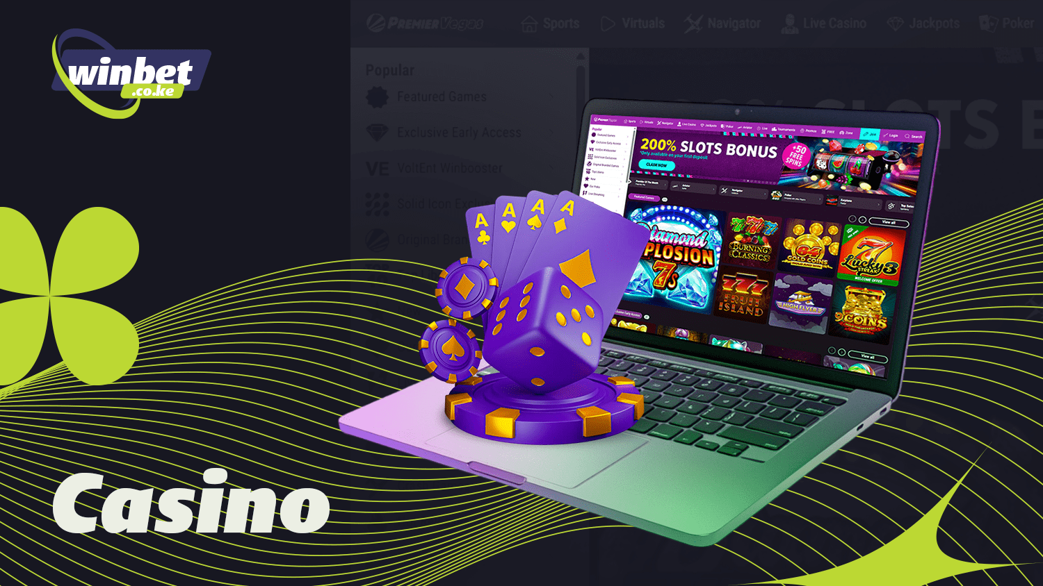 Every player at Premier Bet can find gambling games to his taste