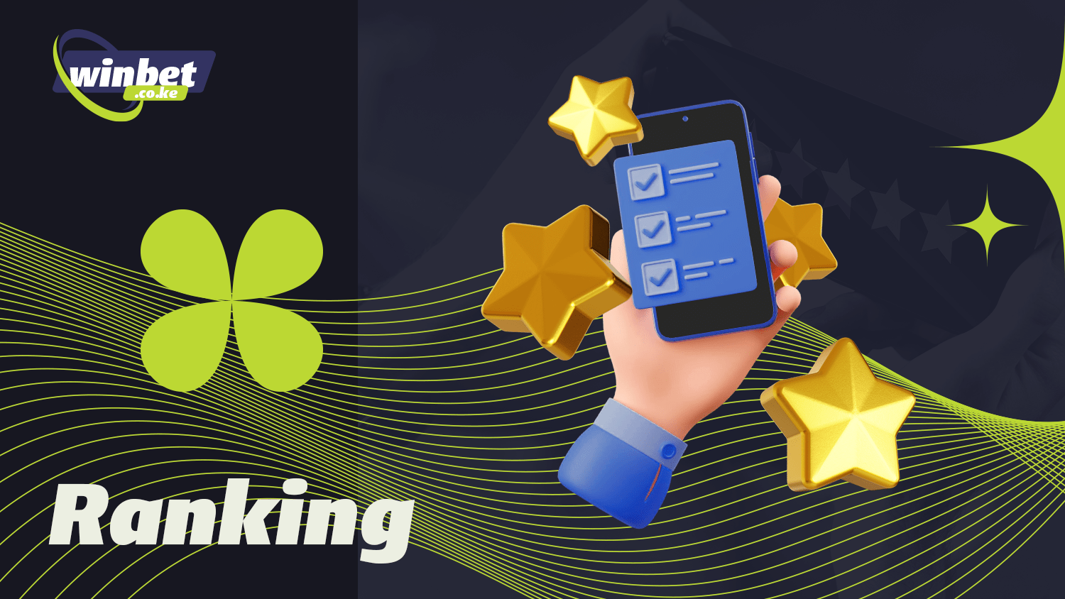 There is a ranking of the best betting apps in Kenya