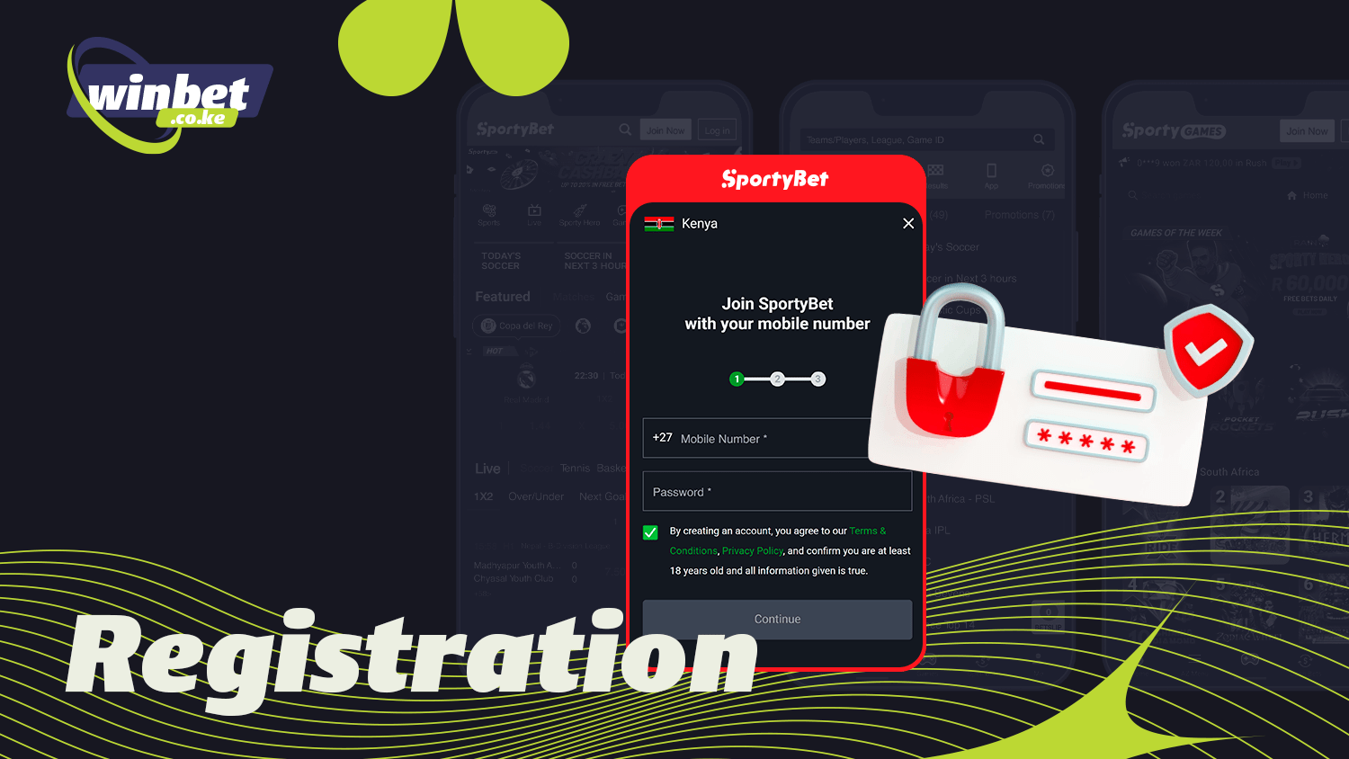 Before betting on the SportyBet app, you must be registered