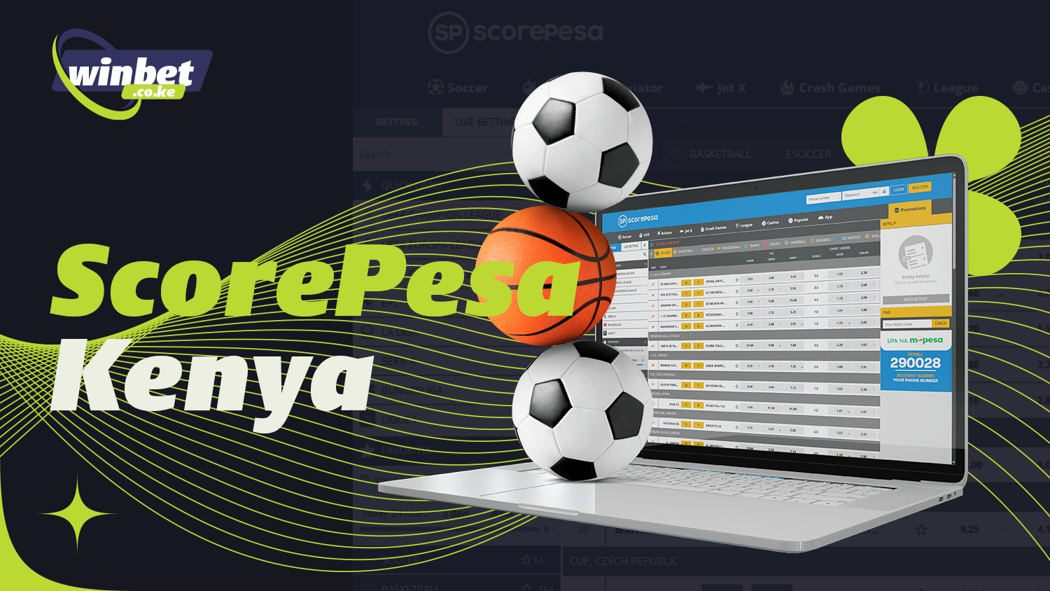 ScorePesa provides a full range of betting services