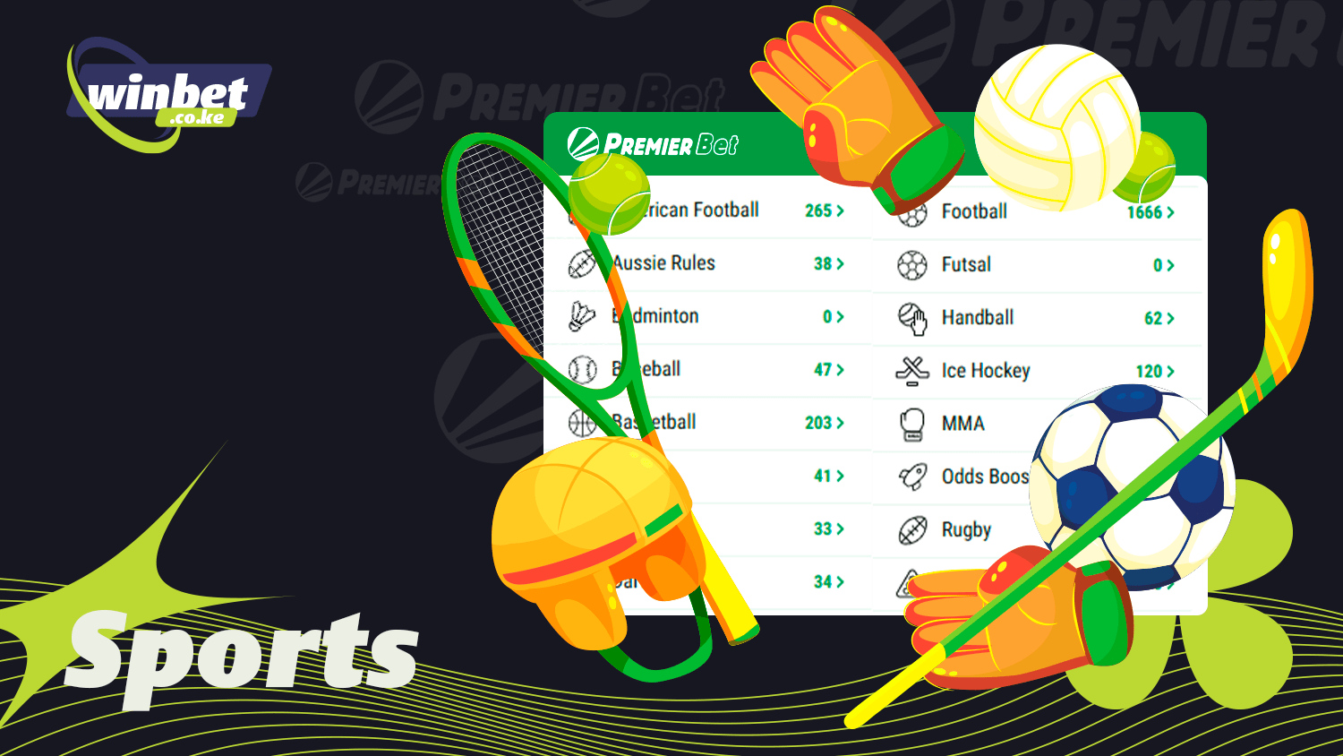 At Premier Bet, Kenyans can place sports bets