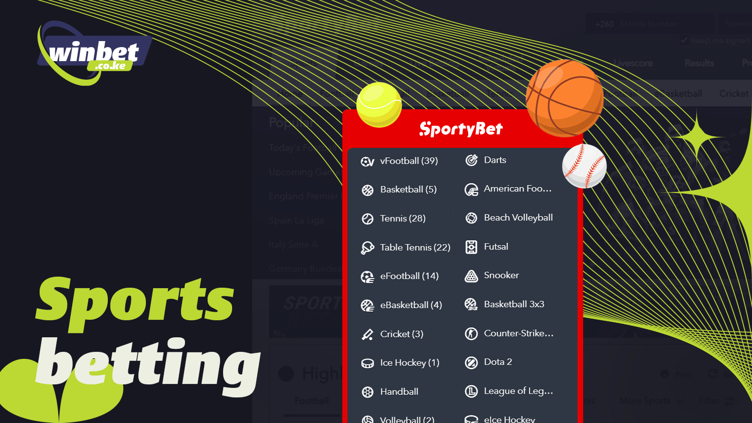 At SportyBet, Kenyans can place sports bets