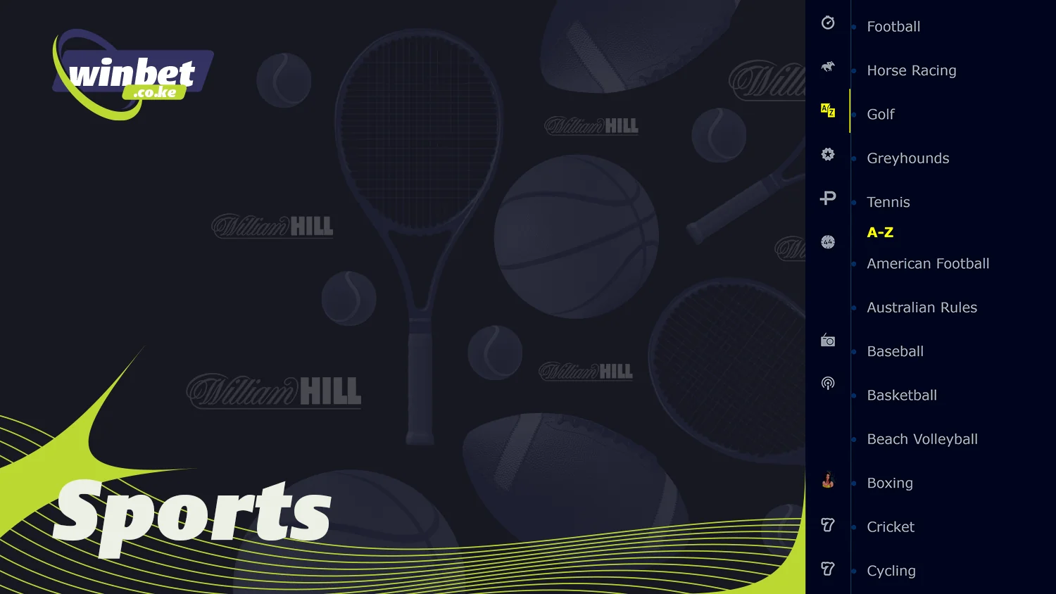 At William Hill, Kenyans can place sports bets