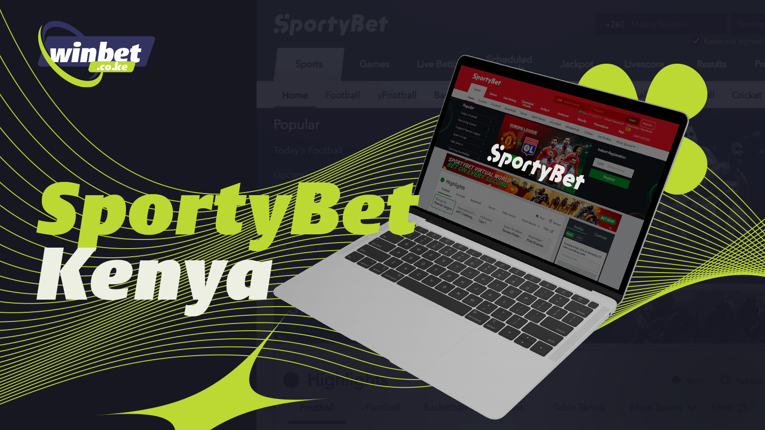SportyBet provides a full range of betting services