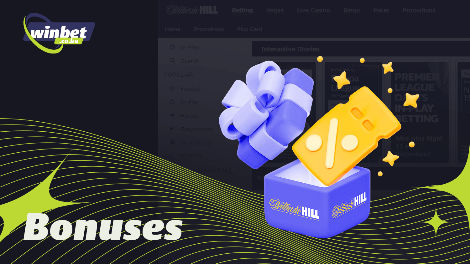 All players at William Hill can get bonuses