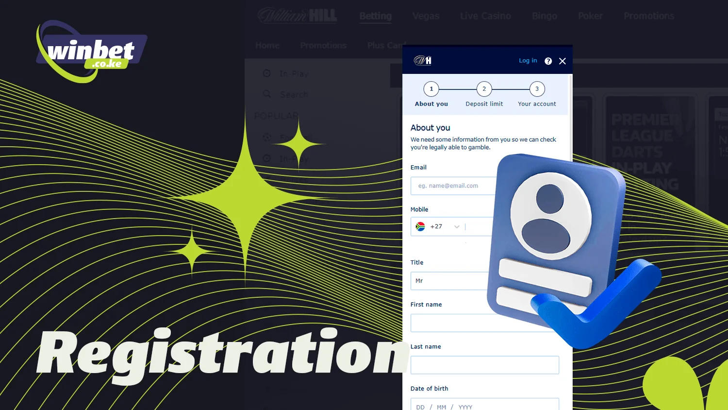Any player can register in William Hill