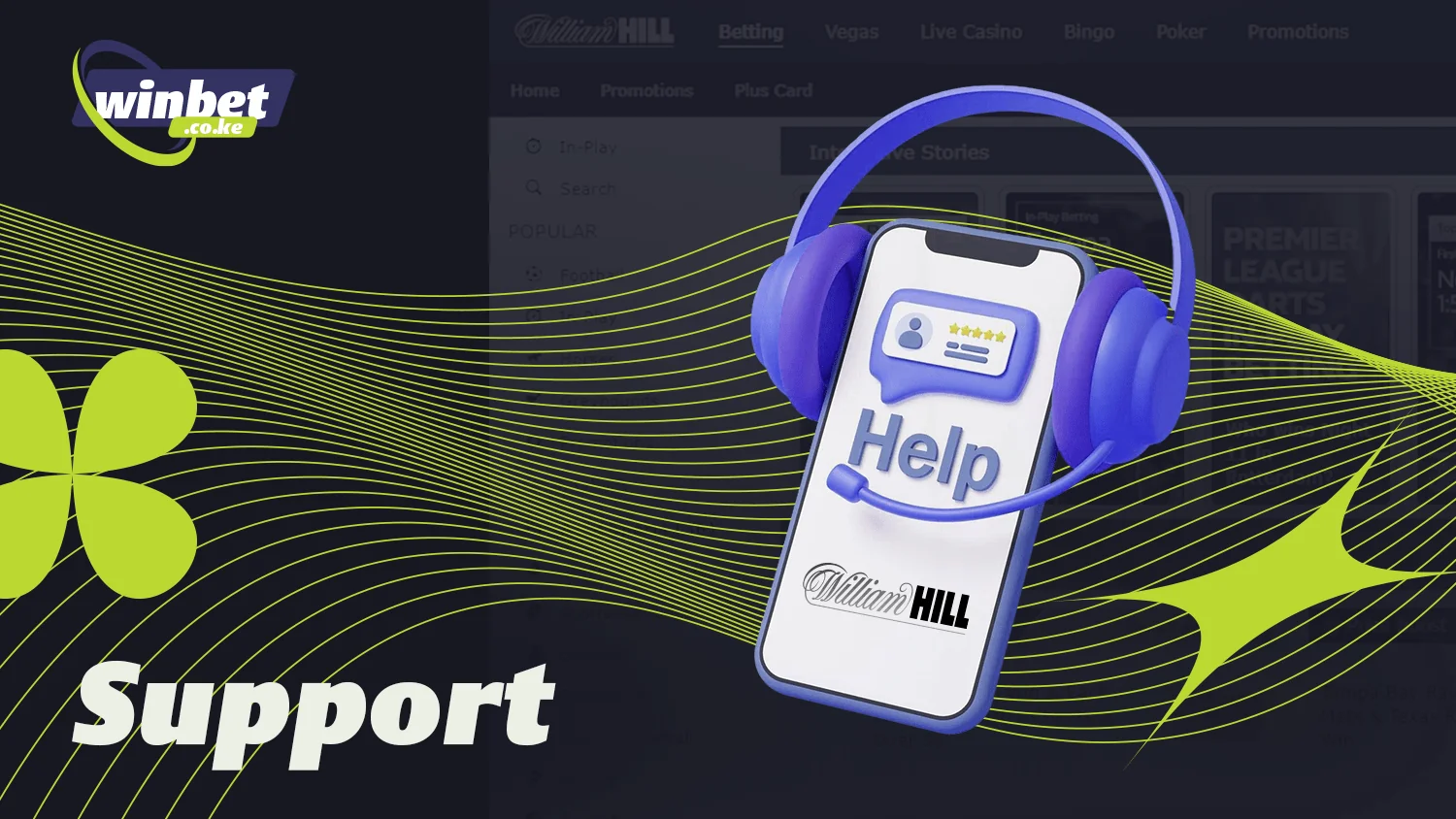 William Hill support service will help with difficulties