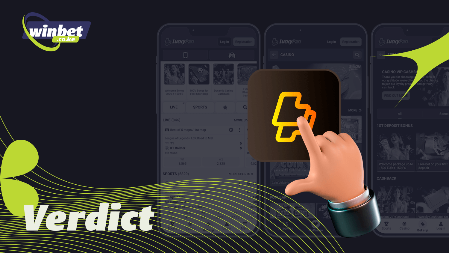 LuckyPari app with user-friendly interface and wide selection of bets