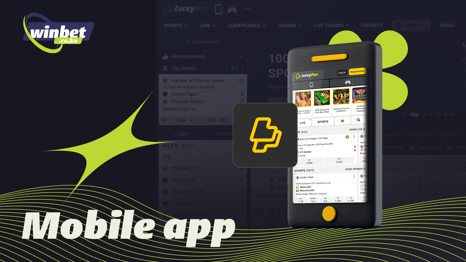 The LuckyPari app is designed for easy access to bets