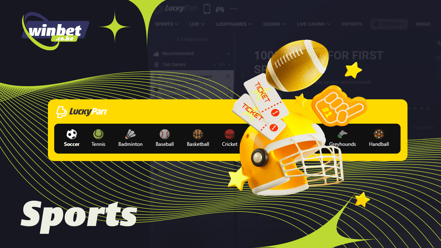 At LuckyPari, Kenyans can place sports bets