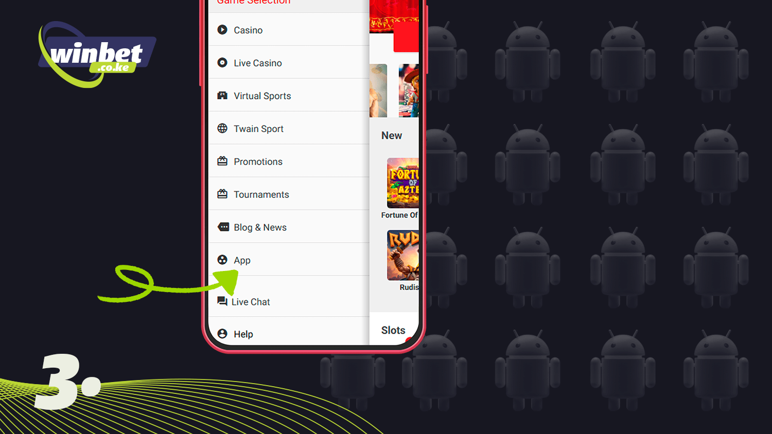 Click the appropriate button to download Lucky Star app on android