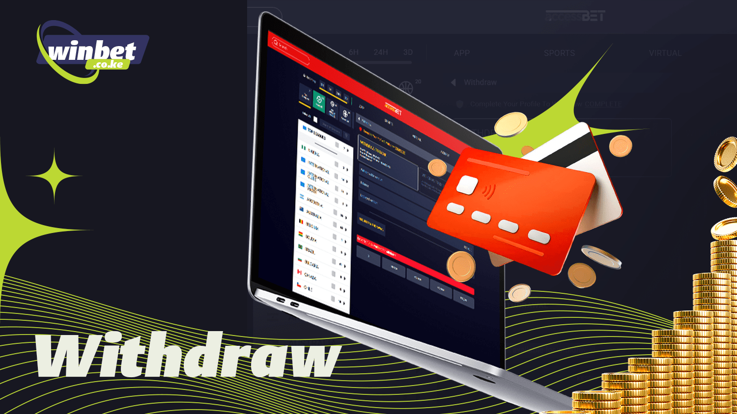 Withdraw your winnings quickly and easily at Accessbet Kenya