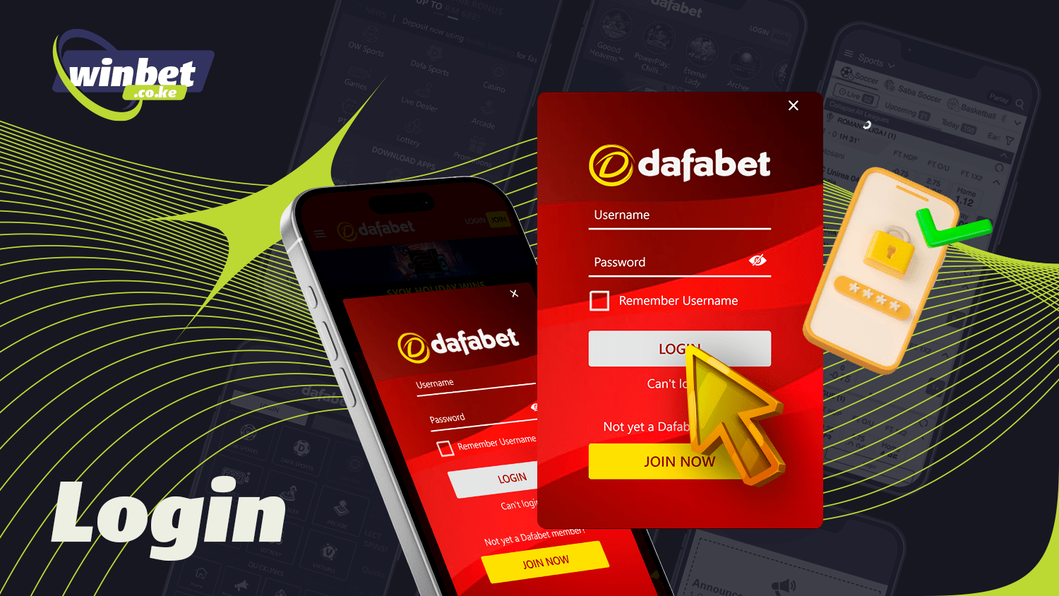 Log in to your betting account in the Dafabet app
