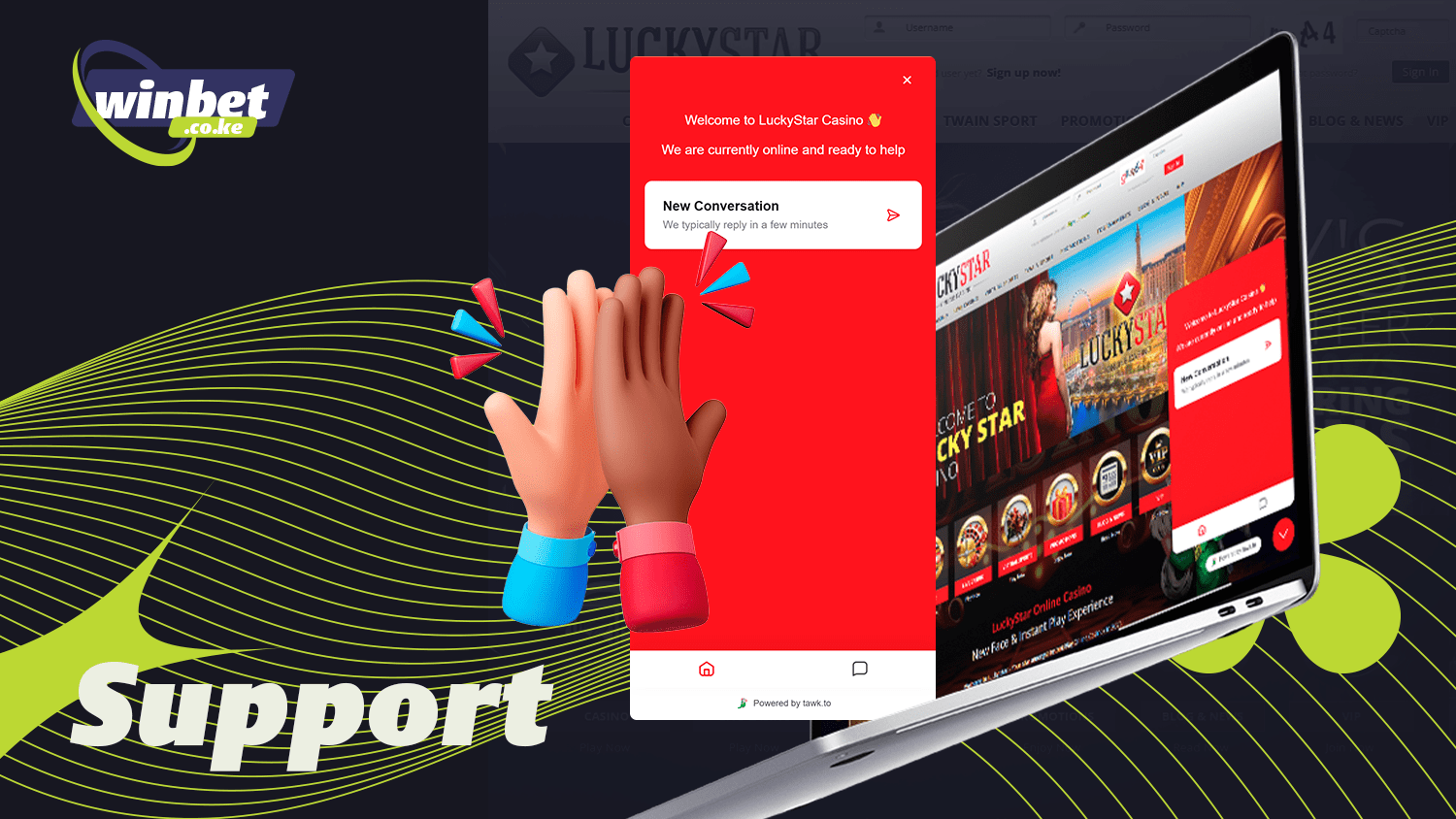 Lucky Star support service will help with difficulties