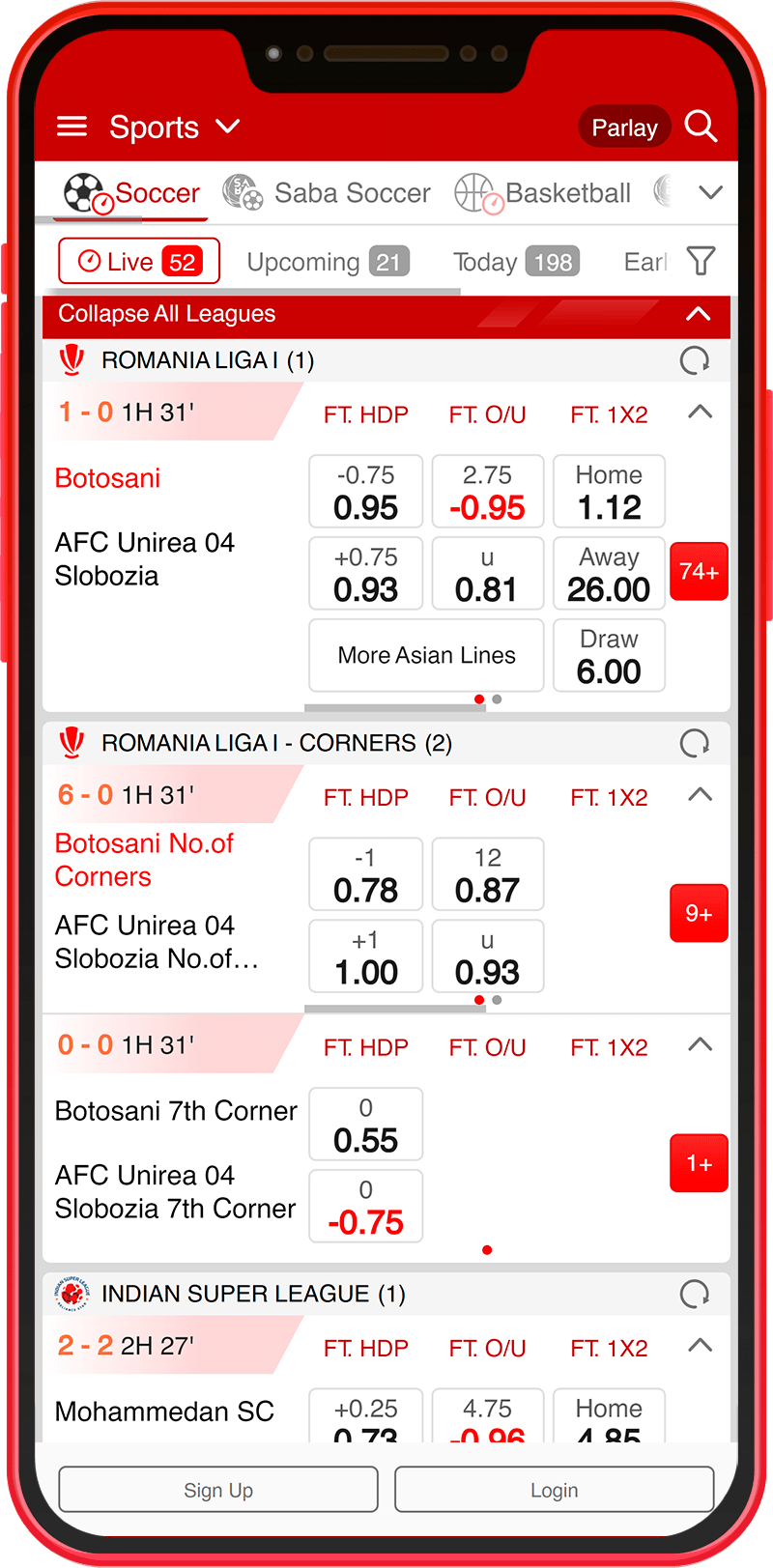 Betting on sports on the Dafabet app in Kenya