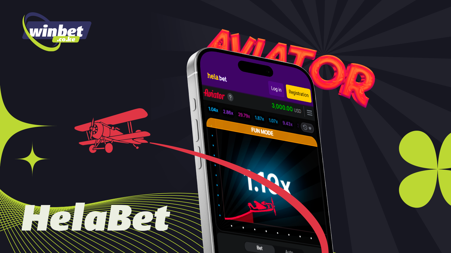 Play and win from your mobile device in HelaBet Aviator