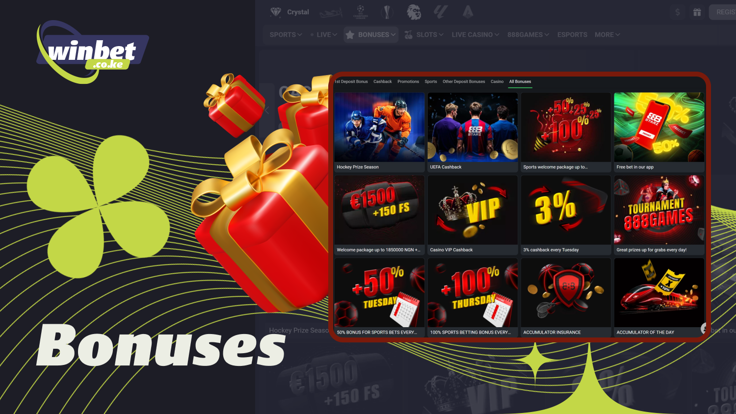 888starz offers Kenyan players a variety of bonuses and promotions