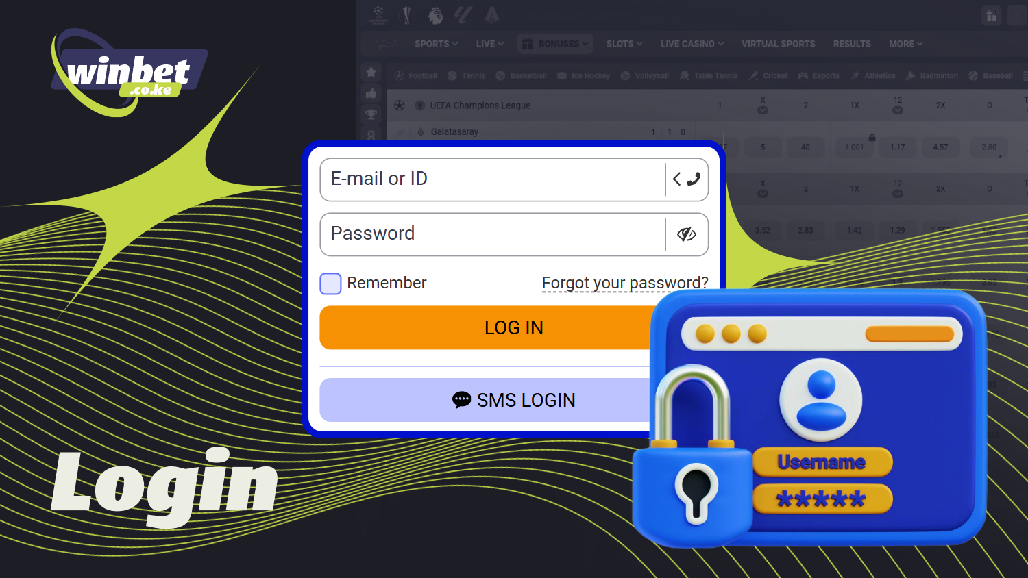 You can log in to Paripesa Kenya using your phone number, email address, or ID and password