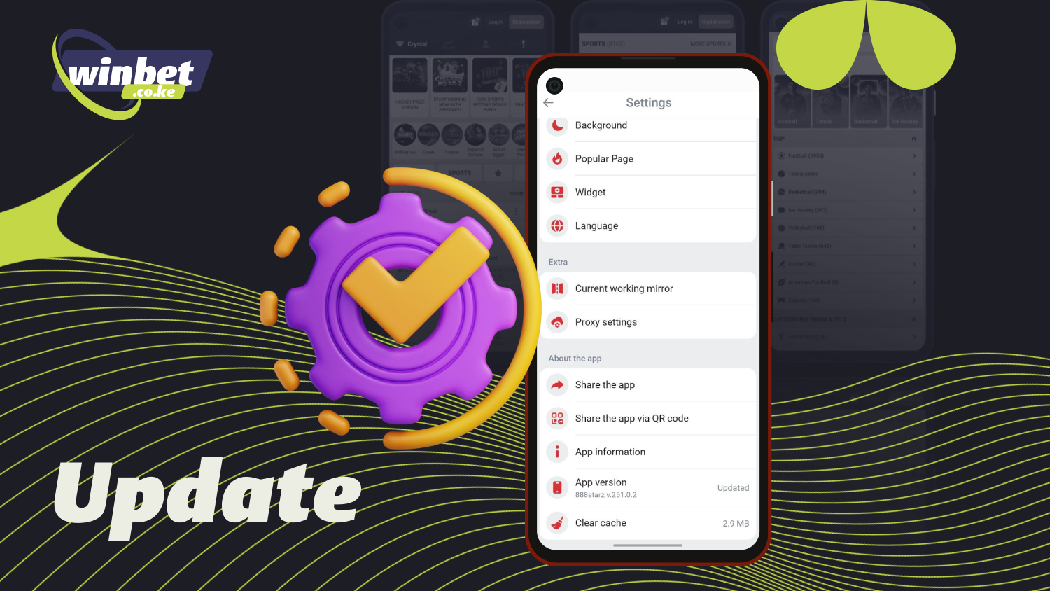 Players in Kenya can update the 888starz app on Android via the new APK or on iOS via the App Store