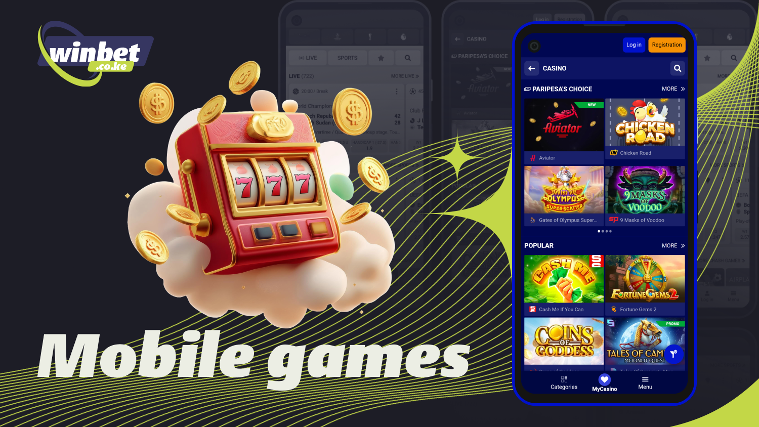 The Paripesa app for Kenyan players brings together thousands of mobile casino games in various categories