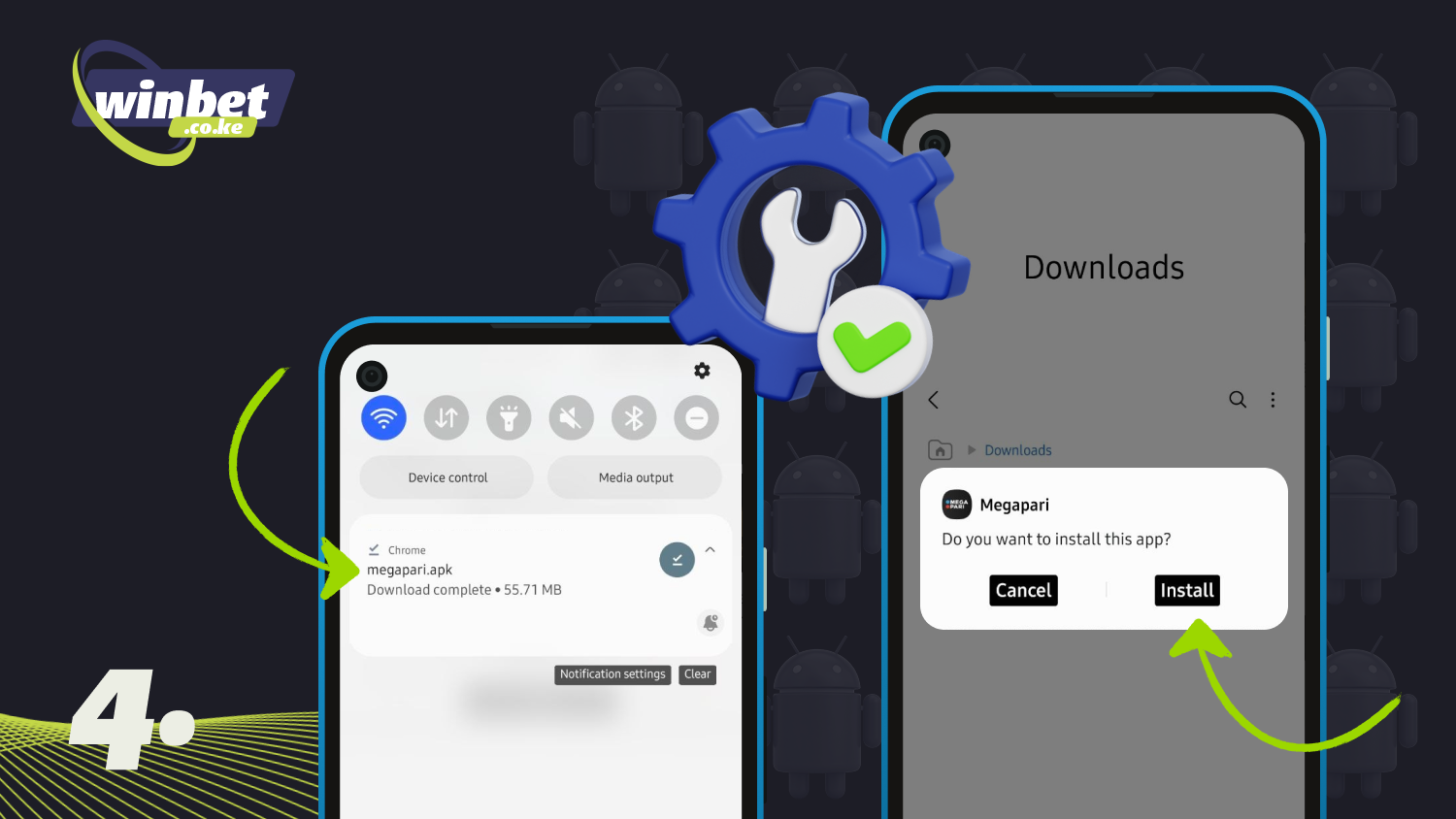 Install the Megapari app for Android