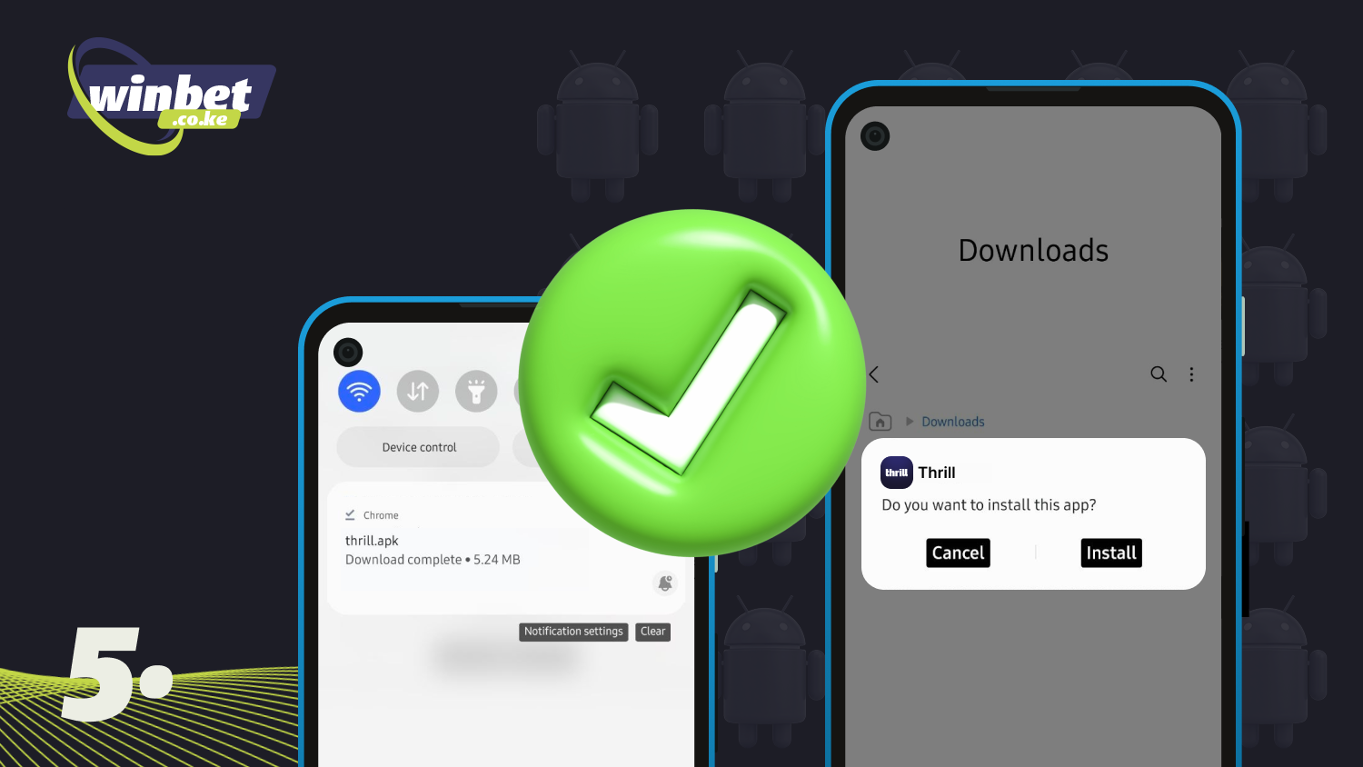 Install the Thrill app for Android