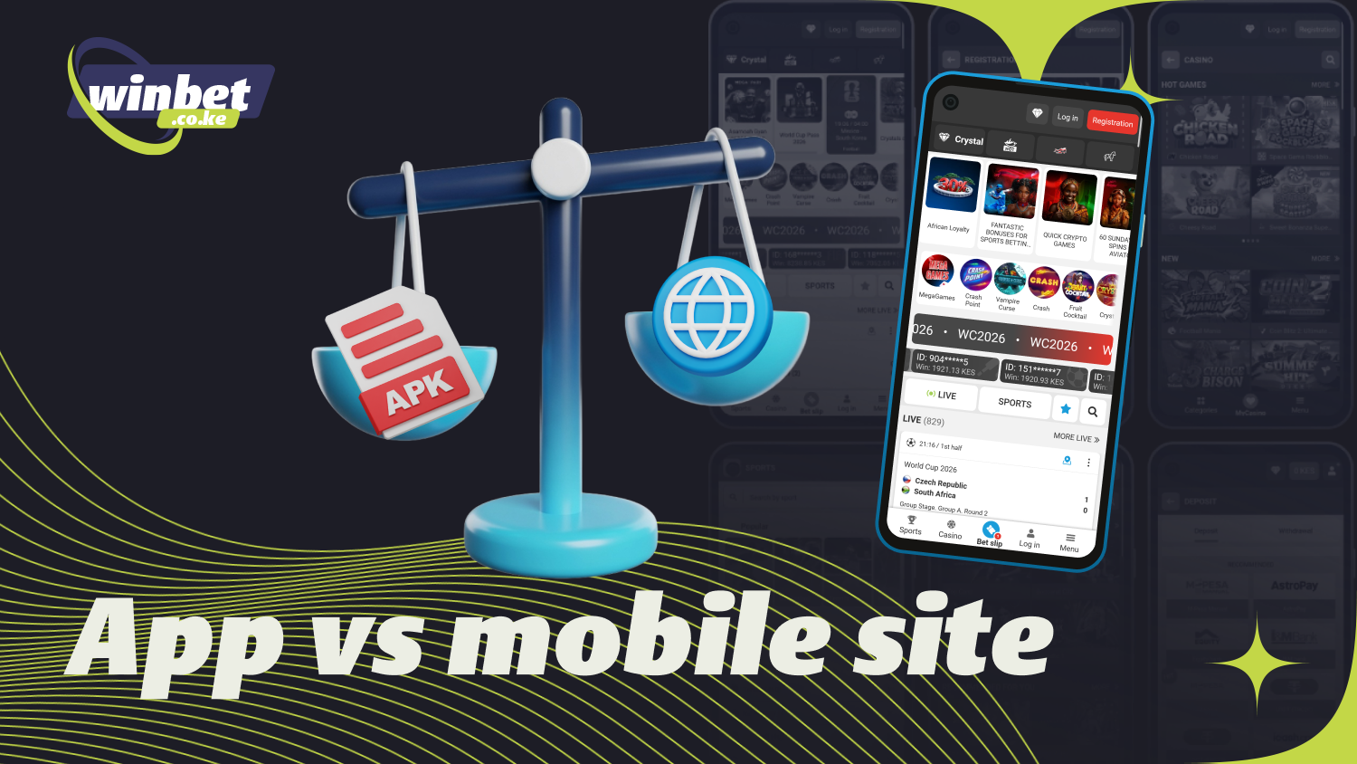The Megapari app runs faster, supports push notifications, and is easier to launch than the mobile version of the website